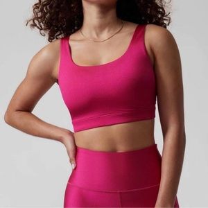 Athleta Exhale Shine Bra Hot Pink - 1X
